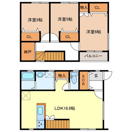 AKATSUKI　HOUSEの物件間取画像